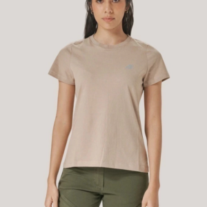 Remera Algodón Básica Beige